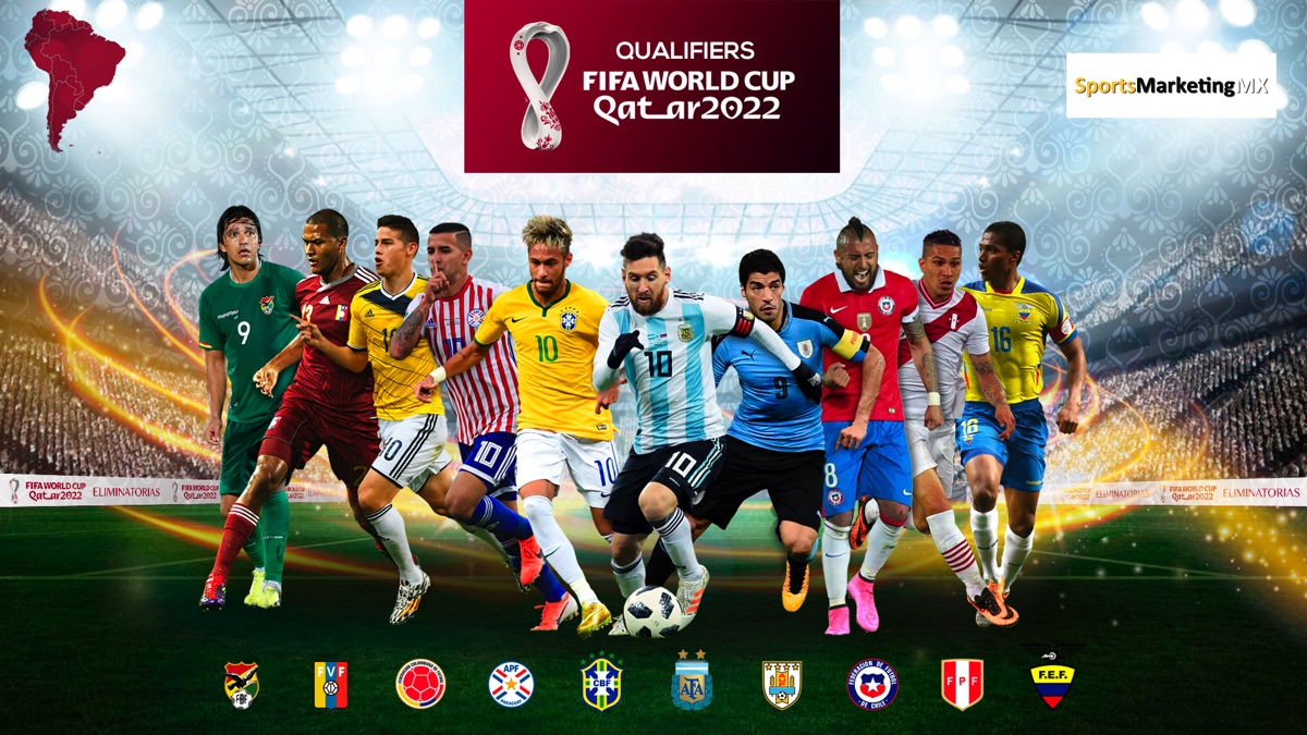 Publicidad virtual LED en las eliminatorias del mundial FIFA Qatar 2022